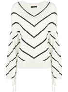 Steffen Schraut Diagonal Stripe Jumper - Neutrals