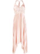 Ulla Johnson Pleated Flared Midi Dress - Neutrals