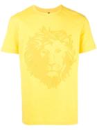 Versus Logo T-shirt, Men's, Size: Medium, Yellow/orange, Cotton