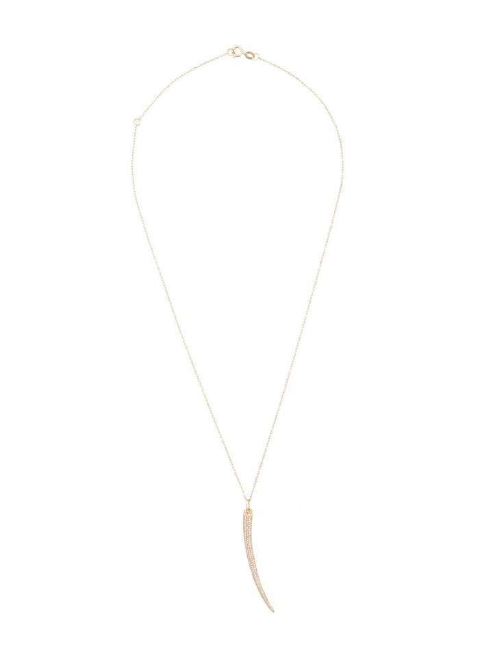 Zofia Day Horn Pendant Necklace - Gold