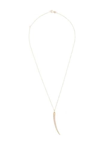 Zofia Day Horn Pendant Necklace - Gold