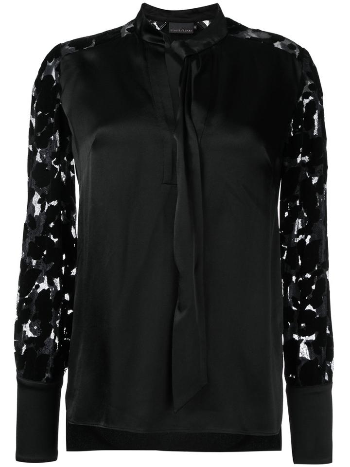 Ginger & Smart - Recollection Blouse - Women - Nylon - 10, Black, Nylon