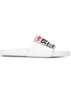 Swear Vision Street Wear X Swear Sliders, Men's, Size: 45, White, Leather/rubber