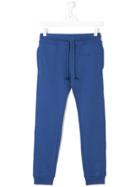 Les (art)ists Kids Lateral Bands Lounge Trousers - Blue