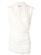 Lanvin Sleeveless Jersey Top - White