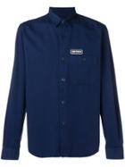 Ami Alexandre Mattiussi Ami Paris Patch Shirt - Blue