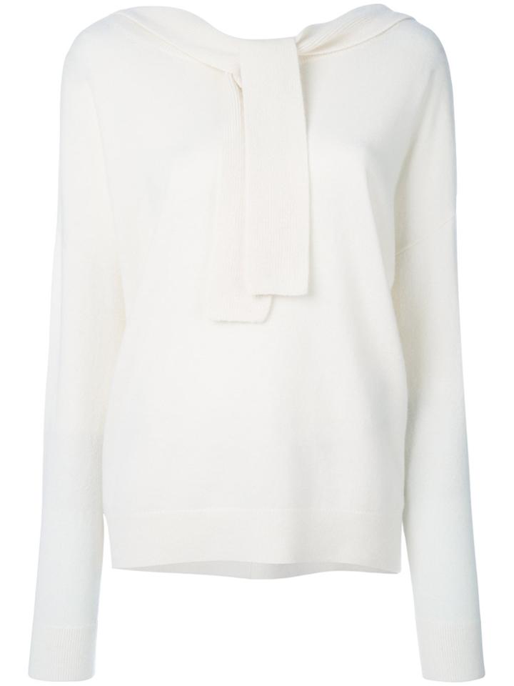Dorothee Schumacher Ruffle Back Detail Jumper - Nude & Neutrals