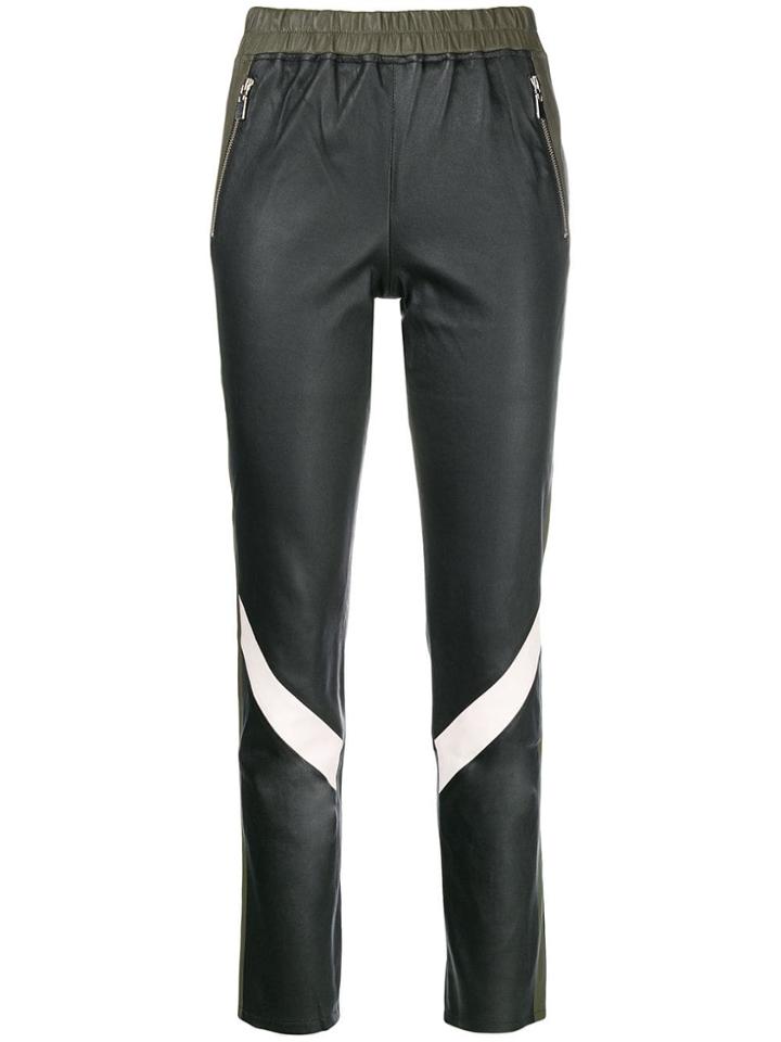 Arma Panelled Trousers - Black