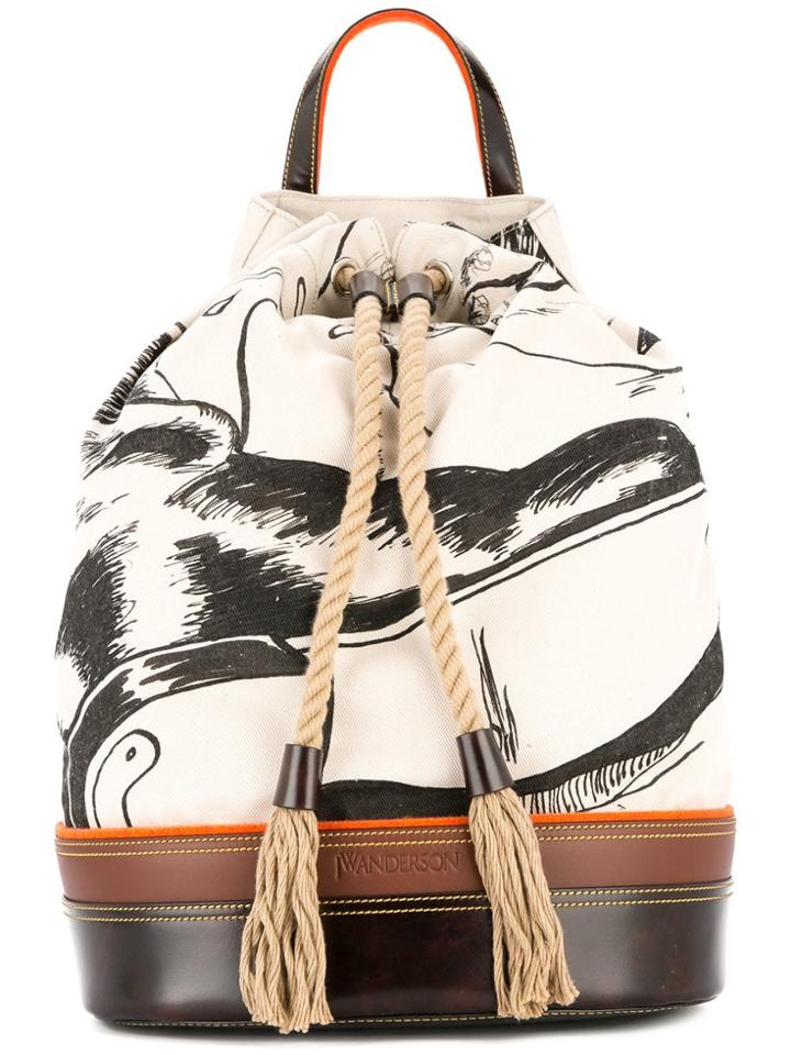 Jw Anderson Sailor Backpack - Nude & Neutrals