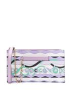 Emilio Pucci La Villa Print Medium Envelope Clutch - Purple