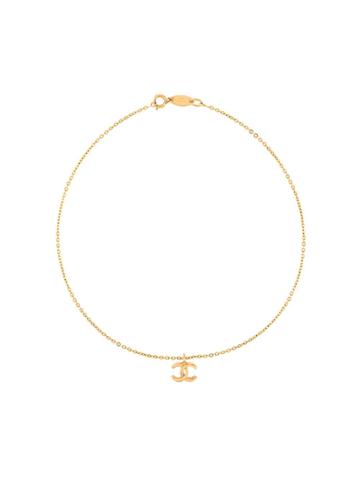 Chanel Pre-owned Chanel Cc Necklace - Gold