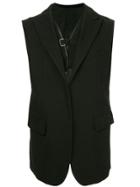 Takahiromiyashita The Soloist D-ring Buckle Vest - Black