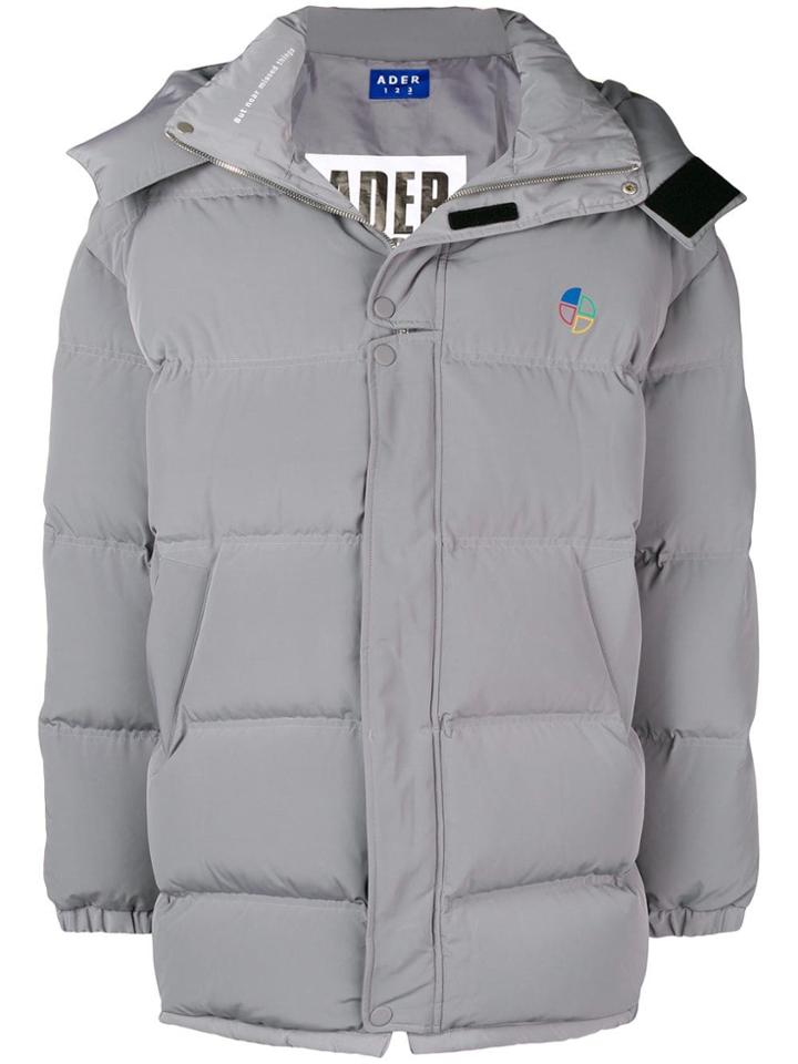 Ader Error Oversized Puffer Jacket - Grey