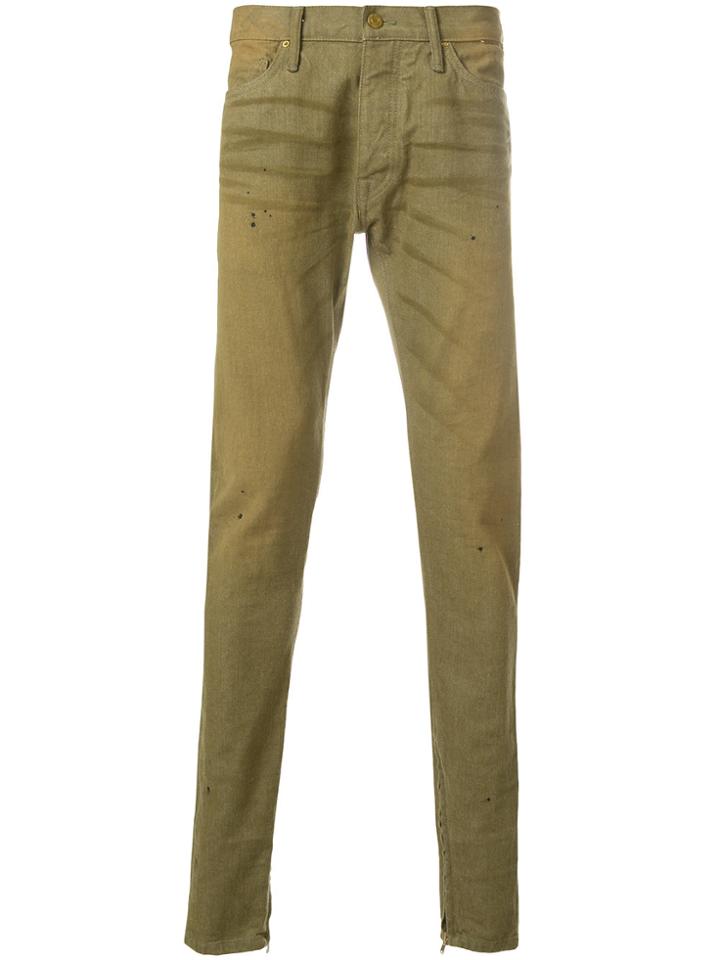 Fear Of God Whisker Detail Trousers - Green