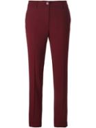 P.a.r.o.s.h. Tailored Trousers, Women's, Size: Medium, Red, Spandex/elastane/virgin Wool