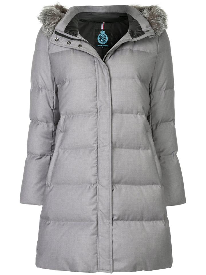 Guild Prime Padded Parka Coat - Grey
