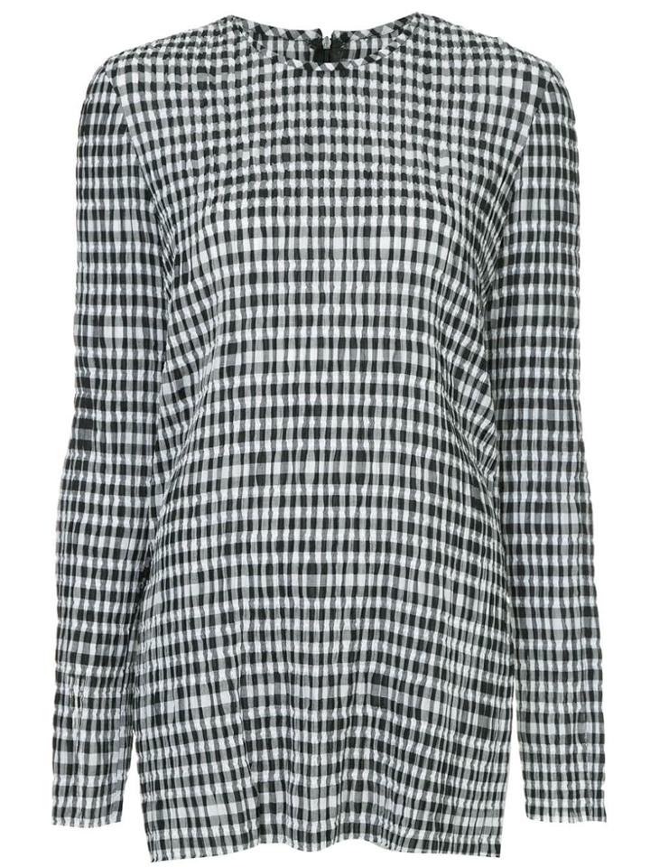 Kitx Check Printed Blouse - Black