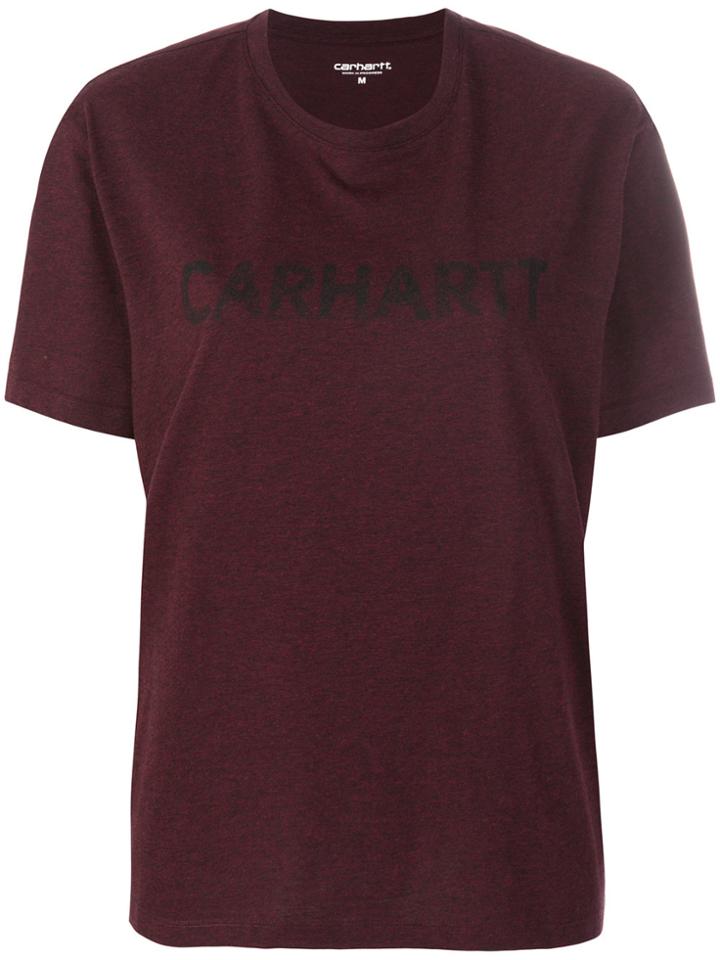 Carhartt Logo Print T-shirt - Red