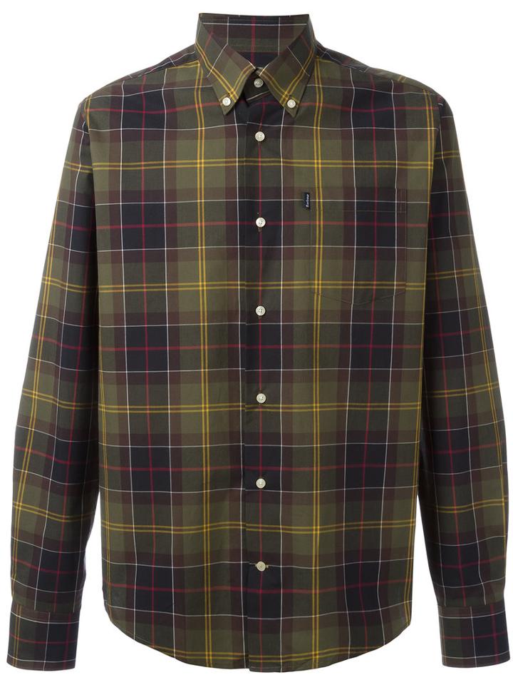 Barbour Button-down Herbert Shirt, Men's, Size: Medium, Green, Cotton