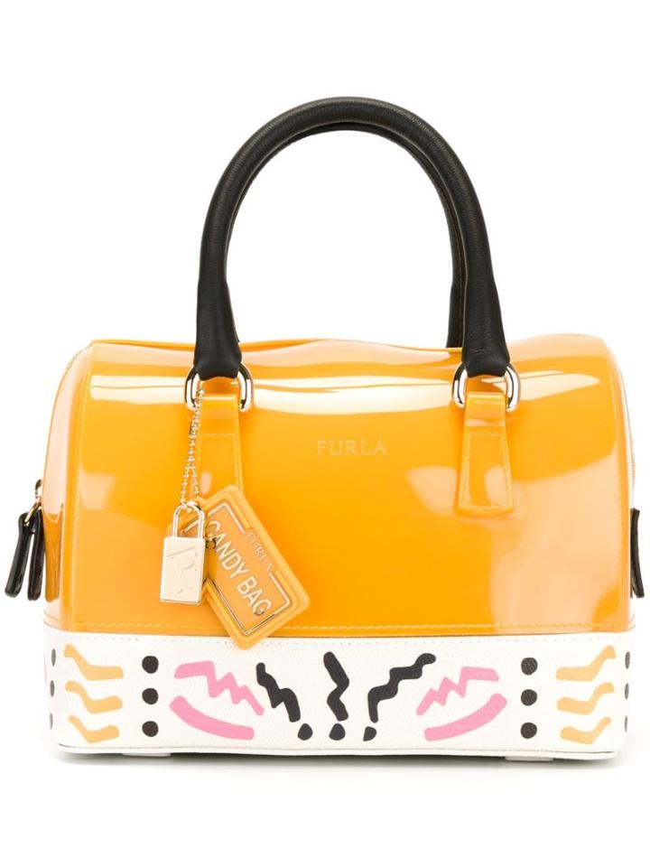 Furla 'candy' Tote, Women's, Yellow/orange