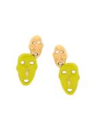 Isabel Marant Face Stud Earrings - Gold