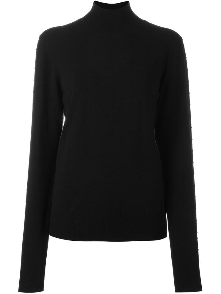 Comme Des Garçons Noir Kei Ninomiya Turtleneck Jumper, Women's, Size: Small, Black, Rayon/wool