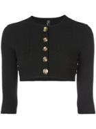 Lisa Marie Fernandez Cropped Cardigan - Black