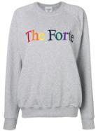 Forte Dei Marmi Couture Classic Logo Jersey Sweater - Grey