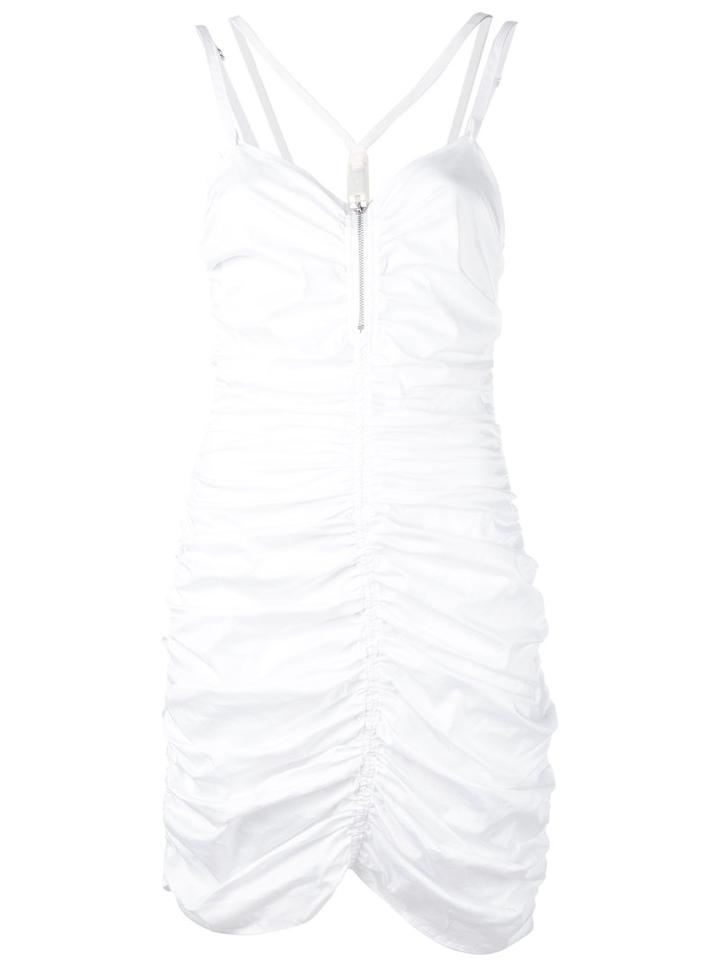 Alyx - Ruched Dress - Women - Cotton/spandex/elastane - M, White, Cotton/spandex/elastane