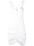 Alyx - Ruched Dress - Women - Cotton/spandex/elastane - M, White, Cotton/spandex/elastane