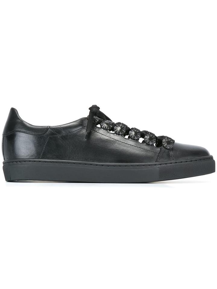 Toga Embellished Eyelet Sneakers