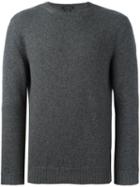 Ermenegildo Zegna Crew Neck Jumper, Men's, Size: 50, Grey, Cashmere
