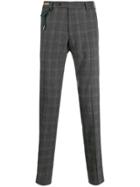 Berwich Plaid Tailored Trousers - Brown