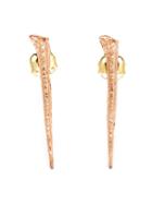 Pearls Before Swine Forged Thorn Earrings, Women's, Metallic, 14kt Rose Gold