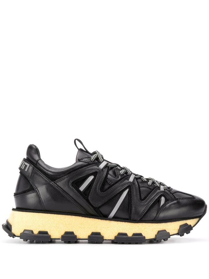 Lanvin Contrast Sole Sneakers - Black