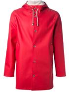 Stutterheim Stockholm Raincoat, Adult Unisex, Size: M, Red, Rubber
