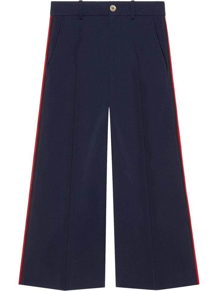 Gucci Viscose Culotte Pant With Web - Unavailable