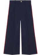 Gucci Viscose Culotte Pant With Web - Unavailable