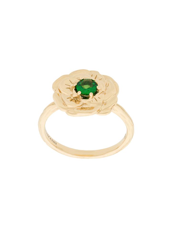 Aurelie Bidermann 18kt Yellow Gold Bouquet Ring - Metallic