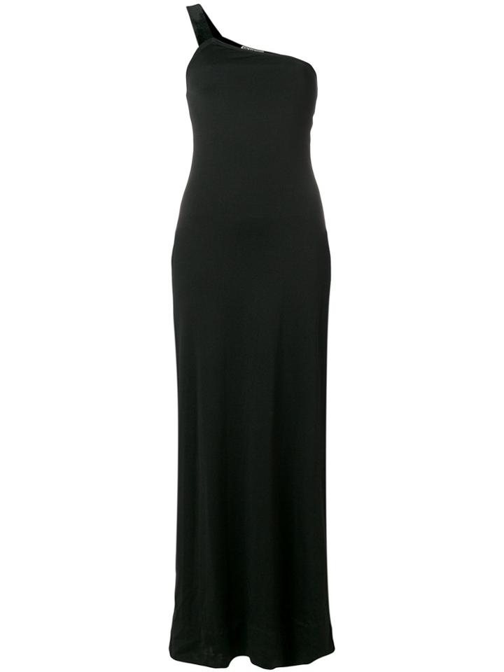 William Vintage 1967 Single Shoulder Dress - Black