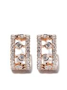 De Beers 18kt Rose Gold Dewdrop Diamond Earrings