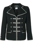 Chanel Vintage Military Inspired Jacket - Black