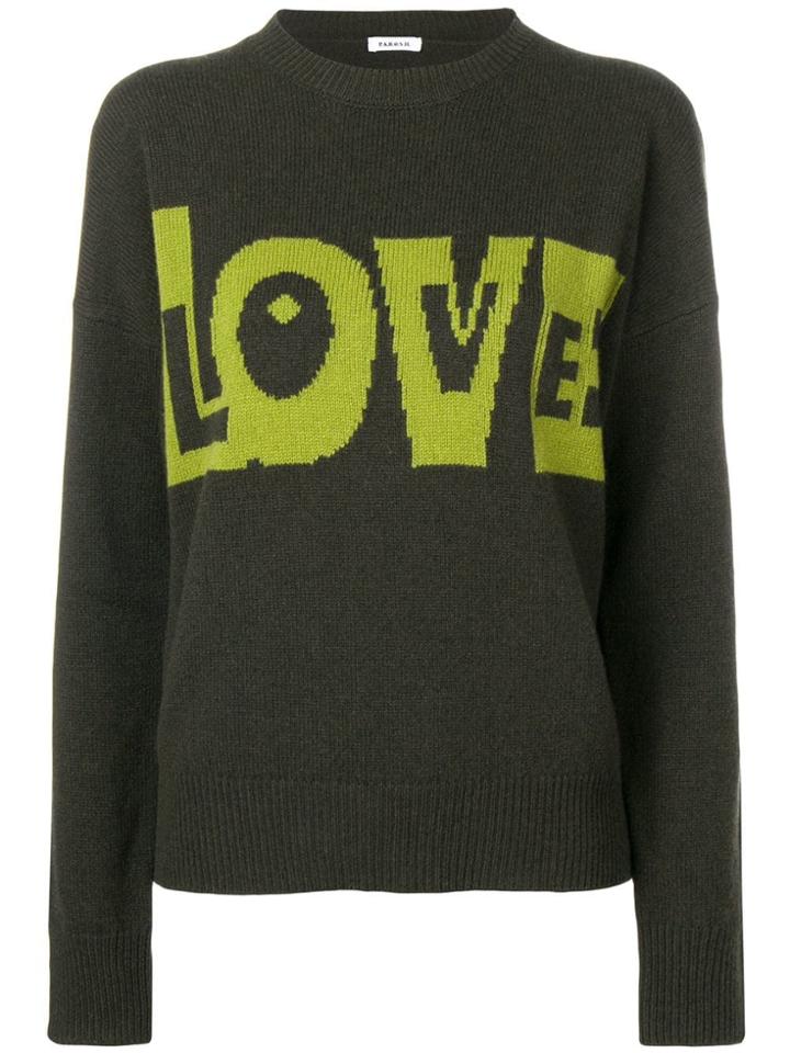 P.a.r.o.s.h. Love Jumper - Green
