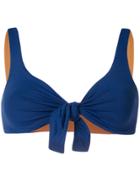 Fisico Knot Bikini Top - Blue