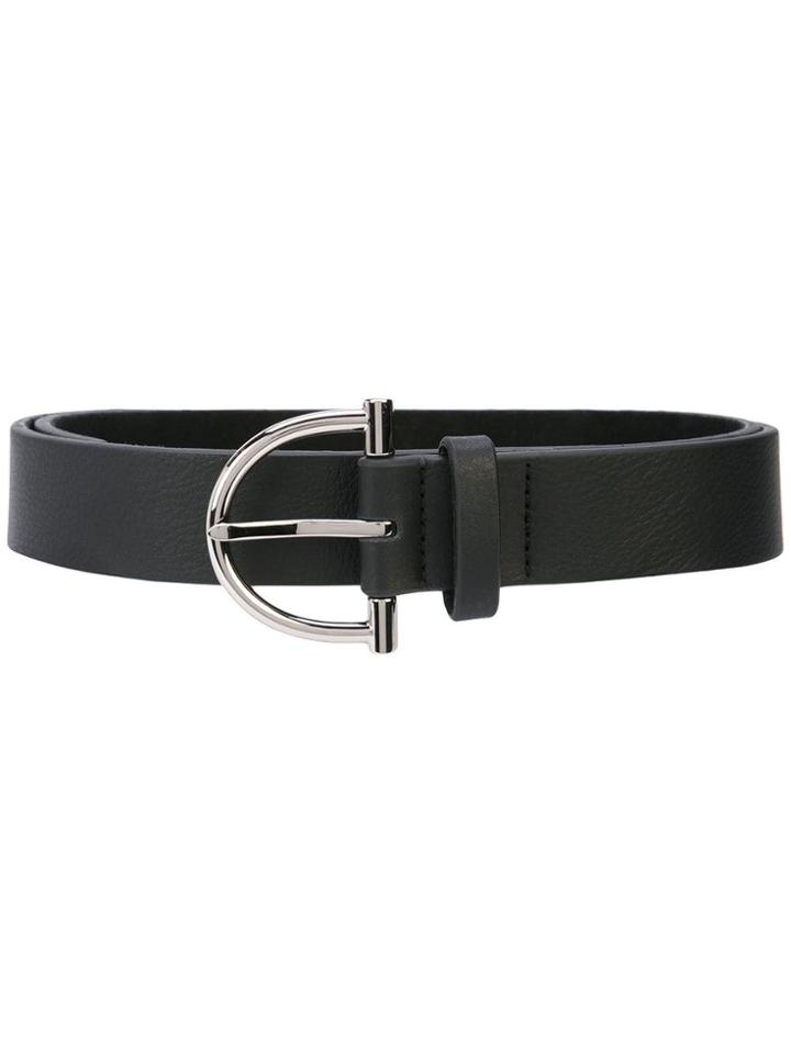 B-low The Belt Semi-circle Buckle Belt - Black