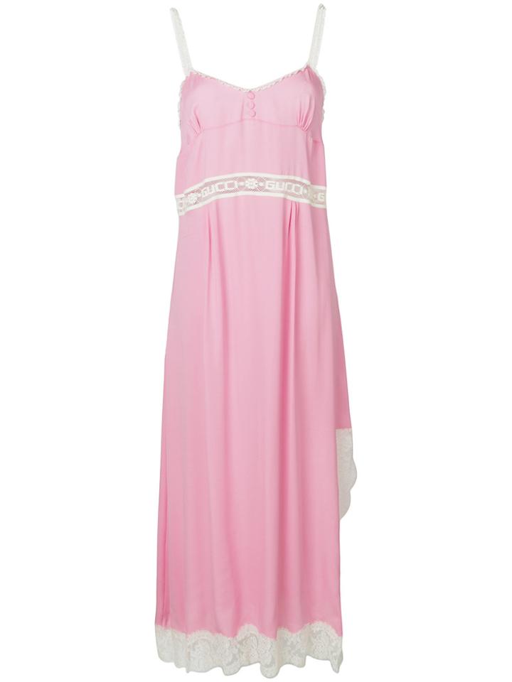 Gucci Long Dress - Pink & Purple
