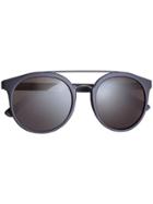 Burberry Top Bar Square Frame Sunglasses - Blue