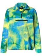 Stussy Tie Dye Polar Sweatshirt - Blue