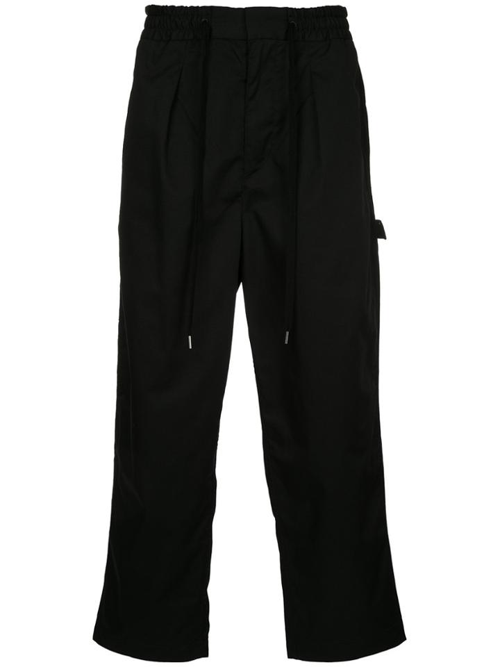 Monkey Time Straight Leg Trousers - Black