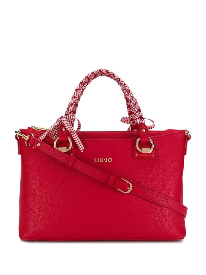 Liu Jo Braided Handle Tote - Red